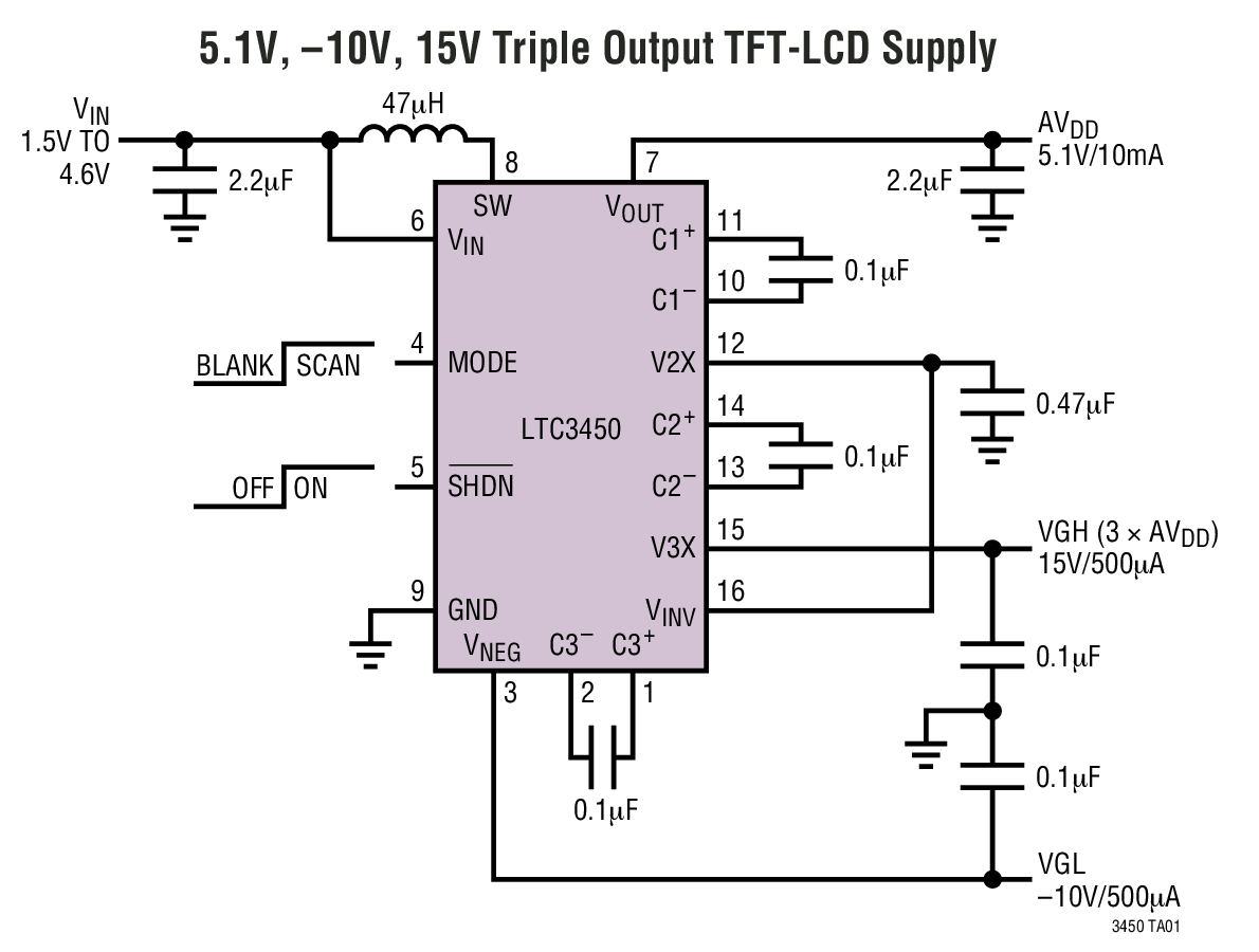 LTC3450Ӧͼһ